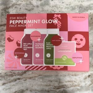 ESW Beauty Peppermint Glow Face Mask Set
